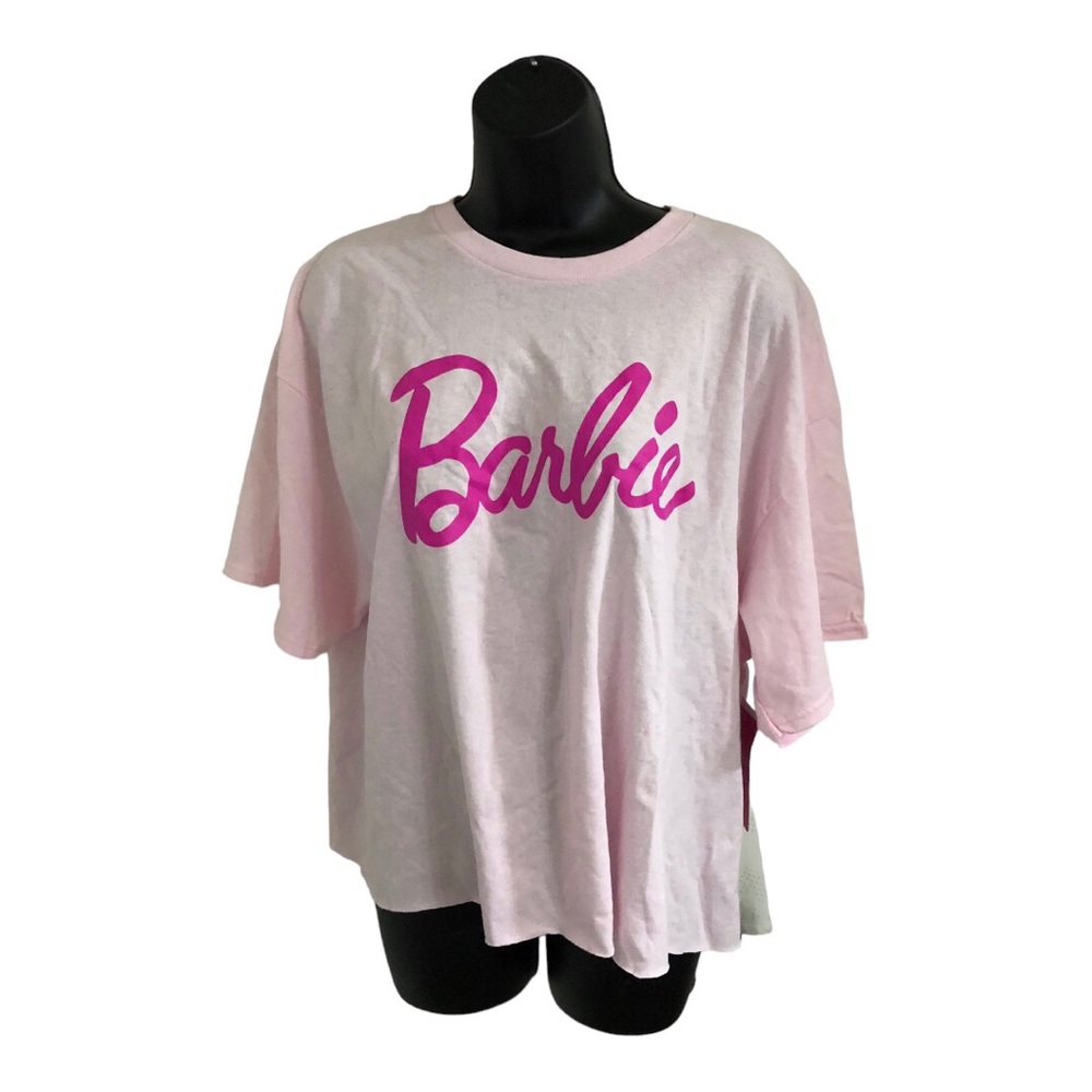 Barbie pink graphic print Barbie corvette t-shirt size XL new - Picture 2 of 16